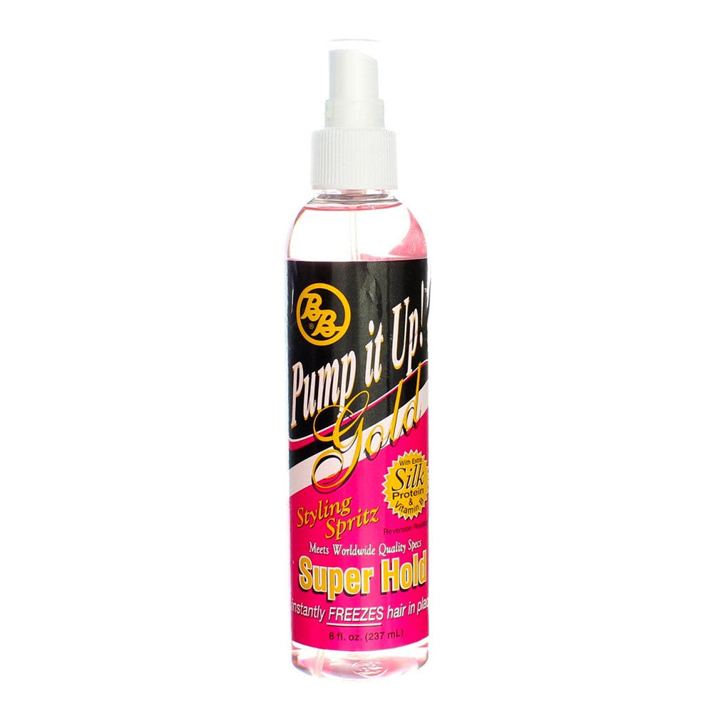 Bb Pump It Up Gold Styling Spritz Super Hold - 8 Oz